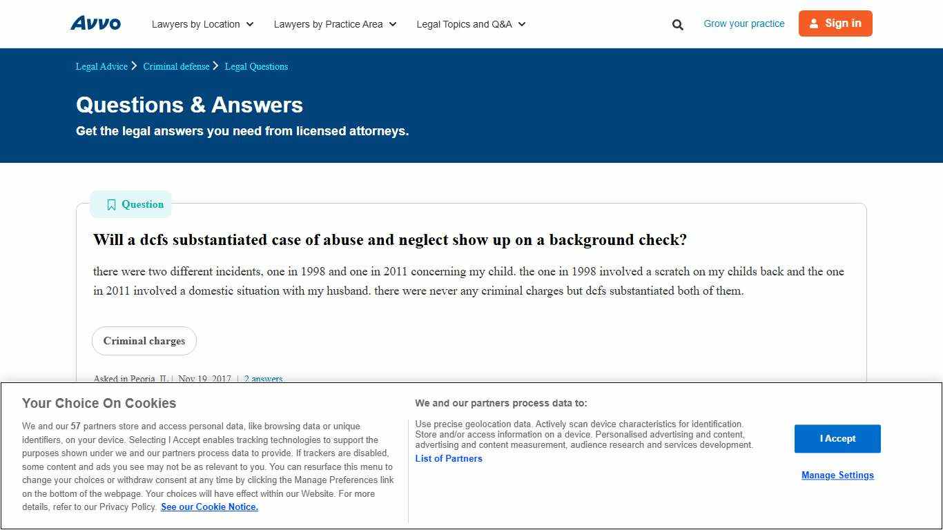 Will a dcfs substantiated case of abuse and neglect show up on a background check? - Legal Answers
